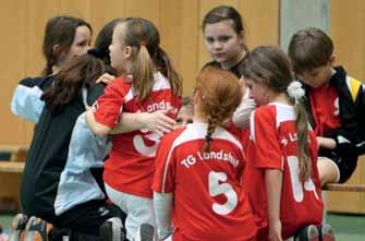 Die D-Mädels kamen in ihrer Klasse (Bezirksliga) auf Position vier ins Ziel.