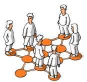 Austauschnetz steht für viele für Netzwerk