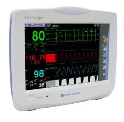 Feste Parameter: EKG, Impedanz Respiration, NIBD, SpO 2, Temperatur (2 Kanäle) Bis zu 3 frei wählbare Parameter: BISx, IBD, HZV, CO 2 - Hauptstrom (über Multi-Konnektor) Optionale Parameter: 8-Kanal