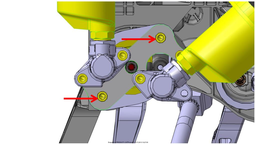master brake cylinder incl. reservoir to one side (3) 4.
