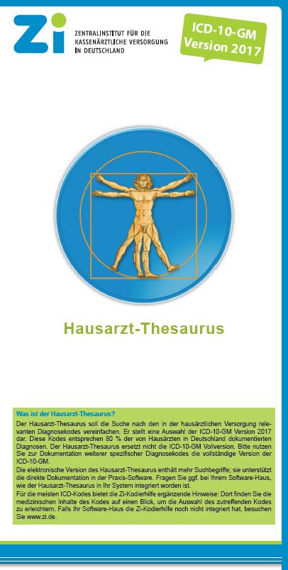 Hausarzt-Thesaurus des Zi Vorauswahl von Diagnoseschlüsseln Der Hausarzt-Thesaurus des Zi