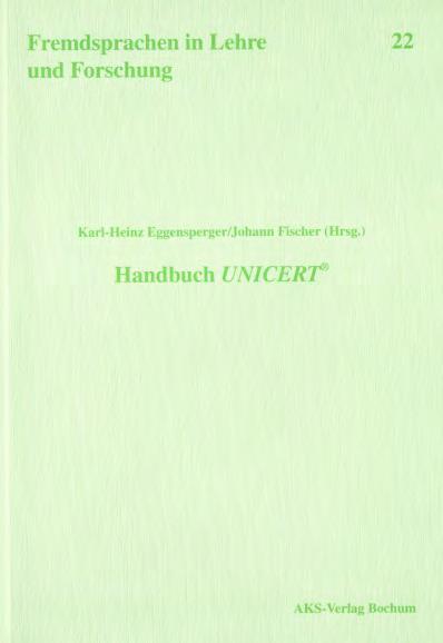 1998 erstes Handbuch UNIcert erscheint im AKS-Verlag erster