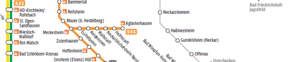 Nahverkehr S-Bahn-Linie S1: Homburg (Saar)