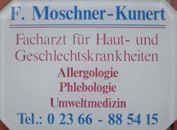 Herten 2008/09 Praxis Moschner-Kunert Medizinischen Fachangestellten Anschrift Ewaldstr.