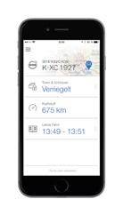 Sie können mit der Volvo On Call App die Standheizung bedienen, eine Adresse an Ihr Navigationssystem senden, das Fahrzeug ent- und verriegeln oder Informationen wie Kraftstoffstand, Reichweite und