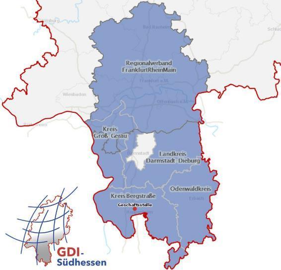 GDI-Südhessen Projekt 2005-2008 Gründung einer Arbeitsgemeinschaft zum 1.