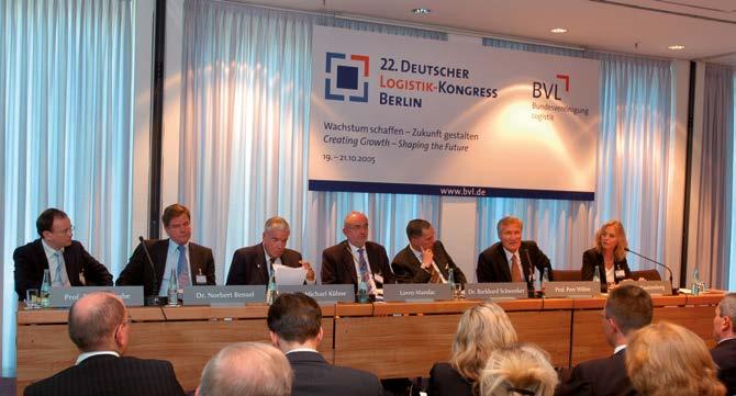 19. 21. Oktober 2005 22. Deutscher Logistik-Kongress Schon zum zehnten Mal organisiert Kathrin Haberland das Partnerprogramm.