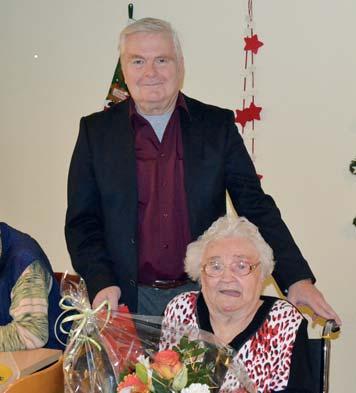 Lehmann. Foto: ari Im Ebendorfer Haus Hoheneck feierte Edith Sparelski ihren 95. Geburtstag.