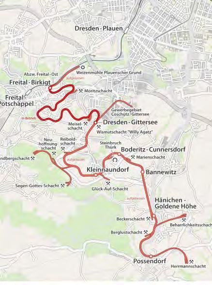 zuständig ist. IGI initiierte dieses Projekt, um den Verein beim Erreichen seiner Ziele zu unterstützen. Zusammen mit Prof. Zimmermann von der HTW Dresden und dem Windbergbahn e. V., wurde die zu vermessende Strecke von Dresden-Gittersee nach Freital-Birkigt ausgewählt.