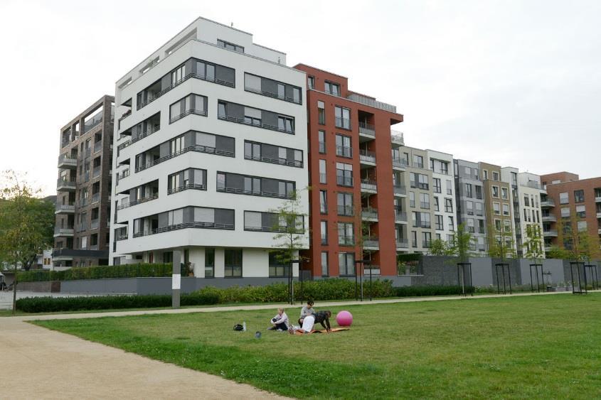 Geschosswohnungsbau Beispiel: Quartis LesHalles in Düsseldorf 5