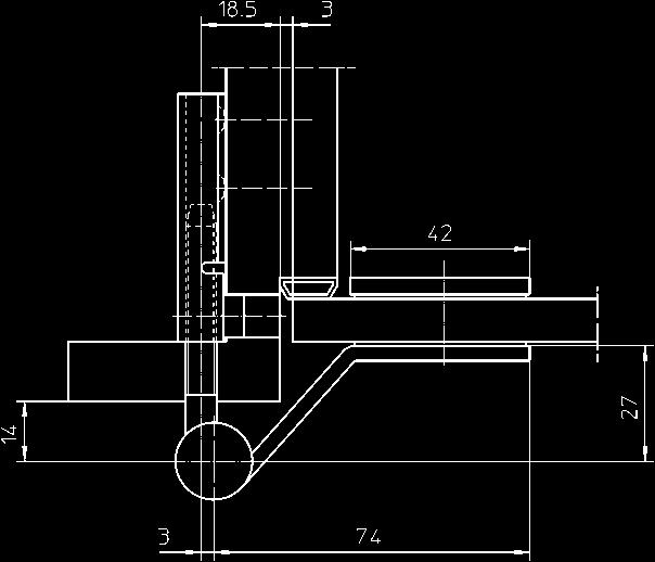 Ausgerichtet für Ganzglastüren mit vertikalem Standard-Bohrbild, für Glasstärken 8 und 10 mm. 60 kg, 95 mm, 18 mm.