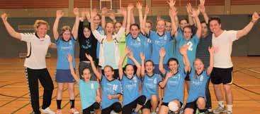 Bezirksliga,Gruppe 3 abgeschlossen. Grenzenloser jugendlicher Jubel füllte die Sporthalle des Humboldt-Gymnasiums nach dem allerersten Titel ihrer jungen sportliche Laufbahn.