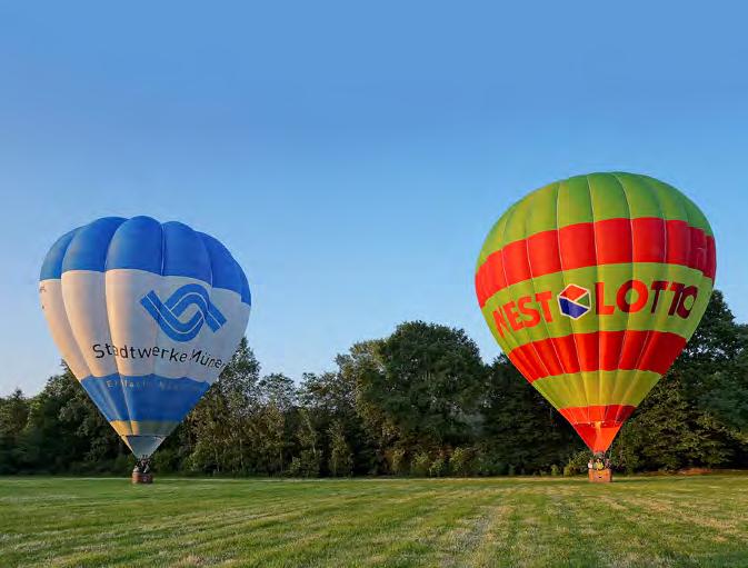 Unterhaltung Wir verlosen eine Fahrt mit einem Heißluftballon Schreiben Sie uns, dass Sie gewinnen wollen an: DLRG Münster, Lechtenbergweg 7a, 48165 Münster, oder E-Mail: kommunikation@muenster.dlrg.