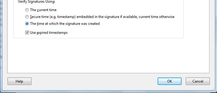 Deactivation of the OCSP-Online-Checking If online Revocation Checking of certifcates is not possible (because the certificate is a test-certificate or the firewall blocks