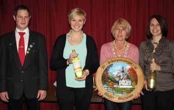 Den Pokal bei den Damen erhielt Barbara Schretzlmeier mit 151,6 Teilern, bei den Jugendlichen gewann Anna Lena Niesl den Pokal mit 132,8 Teiler.