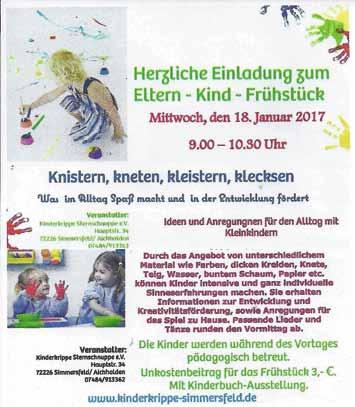 6 Nummer 1/2 Kinderkrippe ternschnuppe Auf dem Waldhof der Familie Böttinger in Gechingen wurde die Broschüre vorgestellt.