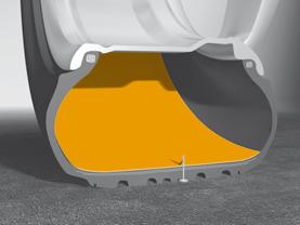 ContiSeal-Reifen alle Vorteile im Überblick: Laufflächenverletzungen durch Fremdkörper bis 5 mm Durchmesser werden abgedichtet Stichkanäle werden abgedichtet, auch wenn der eingedrungene Fremdkörper
