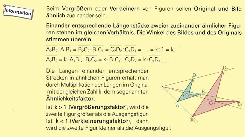 Ähnlichkeit...& Strahlensätze Wintersemester 2017/8 7 Ähnlichkeit Schulbuch-Erklärung: Ähnlichkeit (3.