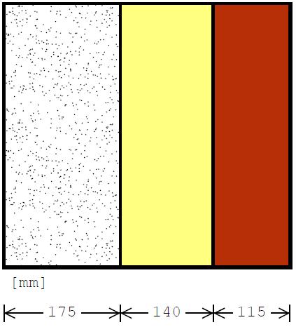 Luftschalldämmung von Außenwänden Monolithisch 300 mm Porenbeton PP2-0,35 R' w,r = 39 db Monolithisch 365 mm Porenbeton