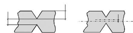 Mechanik (Standards & Toleranzen) Nachfolgende Darstellungen und Tabellen zeigen die Abmaße in mm für Nennmaßbereiche (angelehnt an die DIN ISO 2768 m).