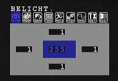 BLC-KOMP AUS Die Funktion BLC (Gegenlichtkompensation) ist nicht aktiv. AN Die Funktion BLC (Gegenlichtkompensation) ist aktiviert. Das Maß der Kompensation erfolgt über den Menüpunkt LEVEL-EINST.