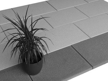 PREISLISTE 2017 MEISTER PLATTE GESTRAHLT Moderne Quarzsand-Betonplatte in drei Oberflächen mit Zusätzen von Marmor, Granit und Basalt.
