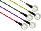 Die vergoldeten Napfelektroden mit einer hochflexiblen Polyurethanleitung sind für alle Ableitungen wie EP oder EEG geeignet.