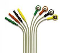 Einmal-Oberflächen-Erdungselektrode, mit Solid-Gel beschichtet DENIG10026-H 100cm Kabel, 35x45mm, 1,5mm DIN-Stecker, VE 10x4 Stk.