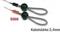 DIN-Stecker SRRING0126SHF mit 100cm Kabel und 1,5mm DIN-Stecker SRING01571SHF mit 150cm Kabel und 5-pol.