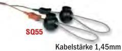 DIN-Stecker SRRINGS0126SHF mit 100cm Kabel und 1,5mm DIN-Stecker SRRINGS1571SHF mit 150cm Kabel und 5-pol.