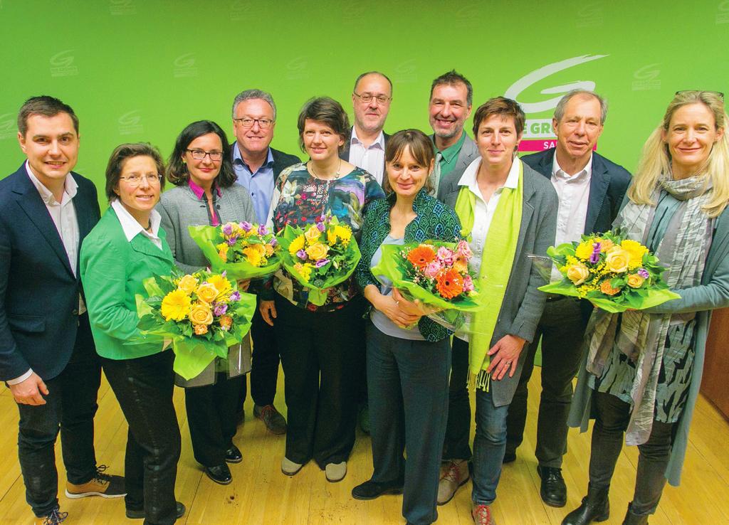 WILDBILD UNSERE KANDIDATiNNEN (von links): Simon Heilig-Hofbauer Angela Lindner Christine Seemann Heinrich Schellhorn Barbara Sieberth Josef Scheinast Martina Berthold Rupert Fuchs