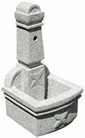Granit Brunnen 2 - teilig B03100 L = 50 cm, B = 50 cm, H =