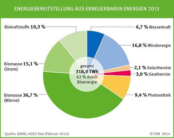 EE in Deutschland Anteil Bioenergie an EE in Deutschland