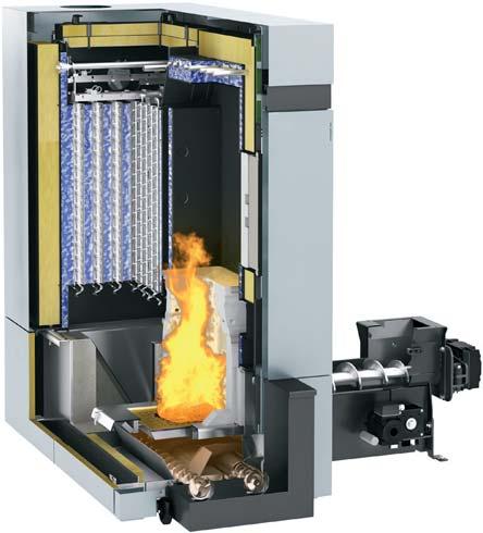 Biomassekessel Vitoligno 300-H ist für den flexiblen Einsatz im kleinen und mittleren Leistungsbereich konzipiert.
