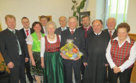 Christine & Stefan Daissl-Schatzeder zur Goldenen Hochzeit Herrn Franz Litzellachner zum 80.