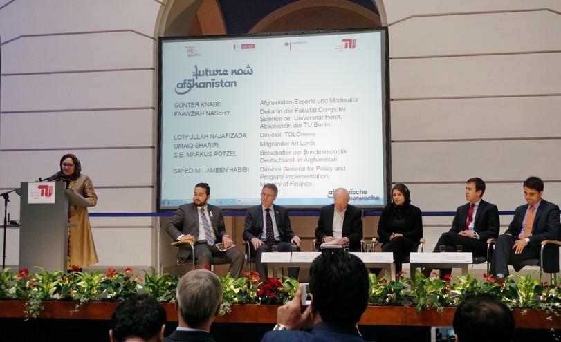 Panel-Diskussion: Future Now: Afghanistan Im Rahmen der Afghanischen Kulturwoche der Jubiläumsfeier zum 100-jährigen Bestehen der deutsch-afghanischen Freundschaft veranstaltete das Auswärtige Amt