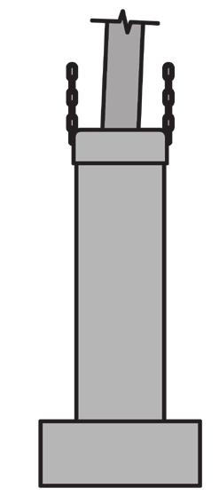 9.3.2 Einbau Zweibehälteranlage Bei der Zweibehältervariante beachten Sie bitte die Einhängehöhen, die sich auf die Unterkante der Beschickerpumpe (mittlere Pumpe) und dem Behälterboden beziehen.