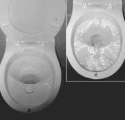 Bilder in der Abb. 7 zeigen diesen Prototyp mit geöffnetem Urinablaufventil und bei der Spülung.