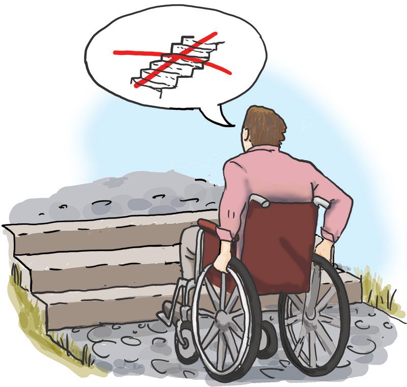 Die Beeinträchtigung darf auch nicht vom Alter kommen. Diese Erklärung für den Begriff Menschen mit Behinderungen gibt es schon lange.