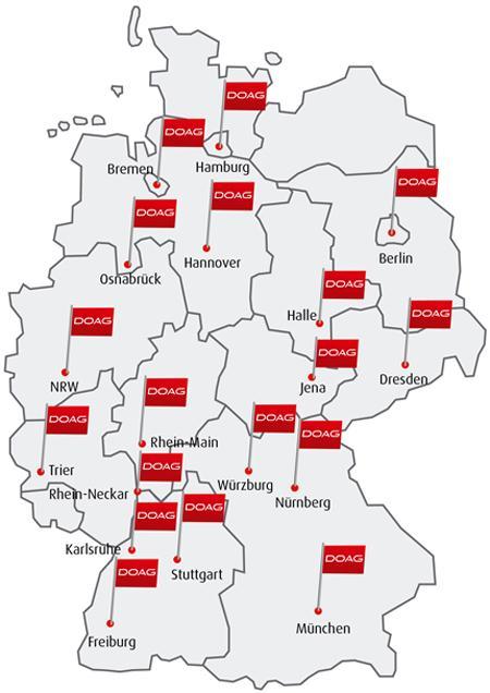 Regionalgruppen Berlin / Brandenburg Bremen / Nordniedersachsen Dresden / Sachsen Halle/Leipzig Hamburg / Nord Hannover Jena / Thüringen Karlsruhe München /