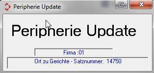 Das anschließende Hinweisfenster weist darauf hin, dass das Jahresupdate auf Ihrem Computer installiert ist.