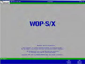 SCHAUDT 12 FlexGrind Programmieroberfläche WOP-S/X 1 2 3 4 Bedienerfreundlich Einfache Erstellung von Schleifprogrammen Große Funktionsbreite Mit dem Progammiersystem WOP-S/X von SCHAUDT ist das