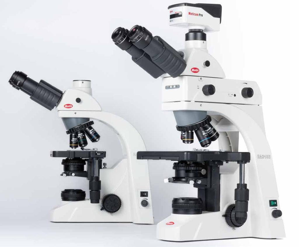 Modelle der BA310-Serie sind gehobene Mikroskope für Universität und Labor.