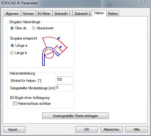 Neues in SOFiCAD 2012 Bewehrung Stabstahl Allgemein Auszugsraster Es können nun auch Zusatztexte angezeigt werden.