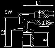 Pneumatik Manometer M-SU-40-0/1-1/8-KU-bar/psi Rohrfedermanometer 