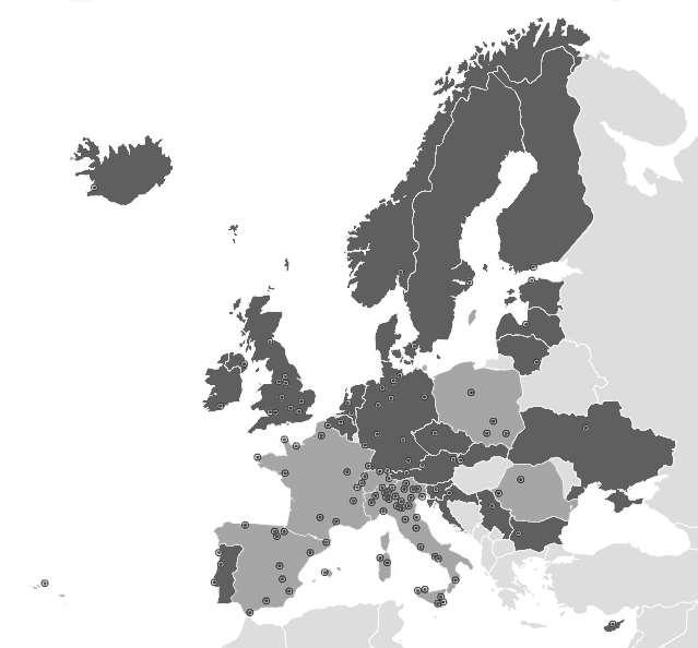 Krebsregister in Europa Europa (Globocan) 741 Millionen Einwohner/innen 3,4 Million neue