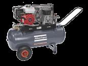 mit integriertem 230-V-Generator in 10 und 14 bar erhältlich Benzinbetriebene AC-Kompressoren unverwüstlich und robust Die Automan-Benzinausführungen sind speziell für