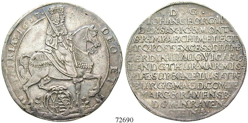 73053 SACHSEN, ALBERTINISCHE LINIE Christian II., Johann Georg I., August, 1601-1611 Dicker Doppeltaler 1609. 57,46 g. Geharnischtes Hüftbild r.