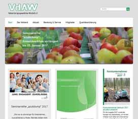 11 VdAW online Informationen rund um die Homepage Neben den Rundschreiben, die wir per E-Mail oder Fax versenden, bietet die Homepage des VdAW eine Informationsplattform rund um die Uhr.