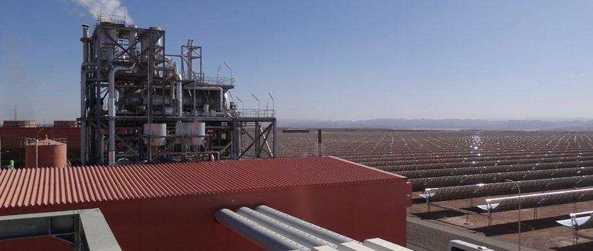 8 Ziele gemeinsam umsetzen Die Technologie des solarthermischen Kraftwerks Noor I (arabisch für Licht) in Marokko ist weltweit zukunftsweisend für verbesserten globalen Klima schutz und eine